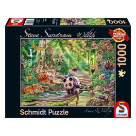 Schmidt Spiele Asian Wildlife, 1000 db (59962) Kirakó
