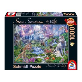 Schmidt Spiele Moonlit Wildlife, 1000 db (59963) Kirakó