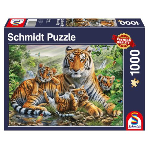  Schmidt Spiele Tiger and Cubs, 1000 db (58986) Kirakó