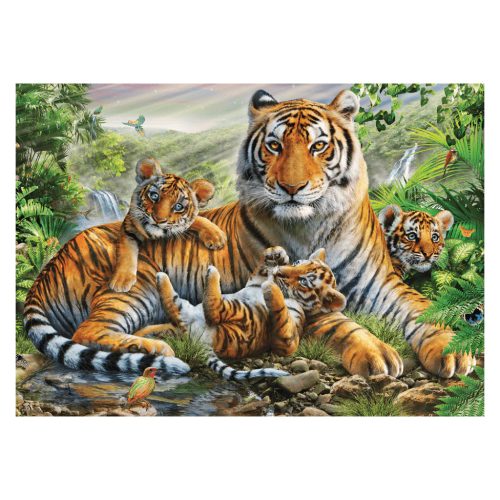Schmidt Spiele Tiger and Cubs, 1000 db (58986) Kirakó