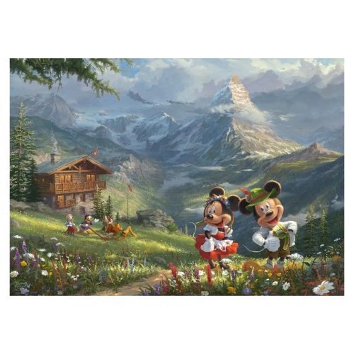 Schmidt Spiele Disney, Mickey & Minnie az Alpokban 1000 db (59938) Kirakó