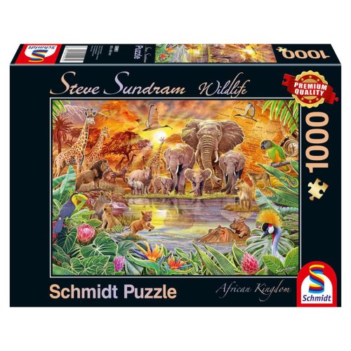 Az afrikai vadvilág, 1000 db puzzle (59982)