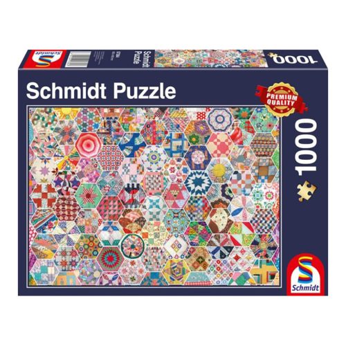  Schmidt Spiele Amerikai patchwork takaró, 1000 db (57384) Kirakó