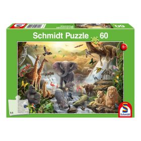   Schmidt Spiele Animals in Africa, 60 db (56454) Gyerek Kirakó