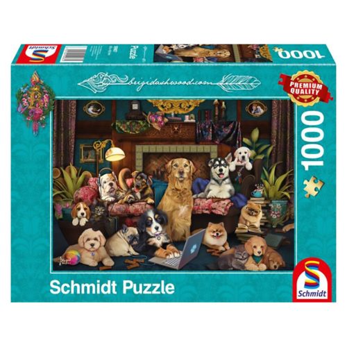  Schmidt Spiele Colorful evening in the salon, 1000 db (59987) Kirakó