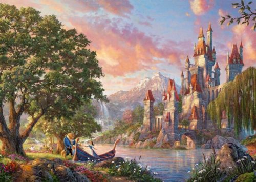 Schmidt Spiele Disney, Szépség és a Szörnyeteg - Belle Varázslatos Világa 3000 db (57372) Kirakó