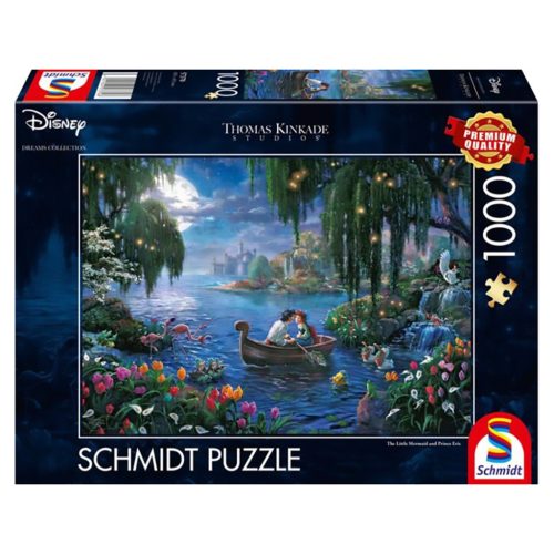  Schmidt Spiele Disney, Arielle és Erik herceg 1000 db (57370) Kirakó