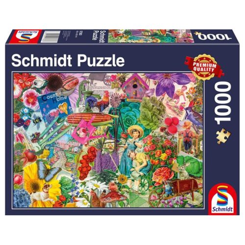  Schmidt Spiele Happy Gardening, 1000 db (57383) Kirakó