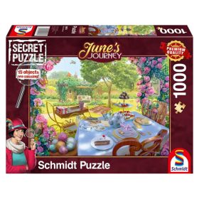   Schmidt Spiele Tea in the garden, Secret Puzzle, 1000 db (59974) Kirakó