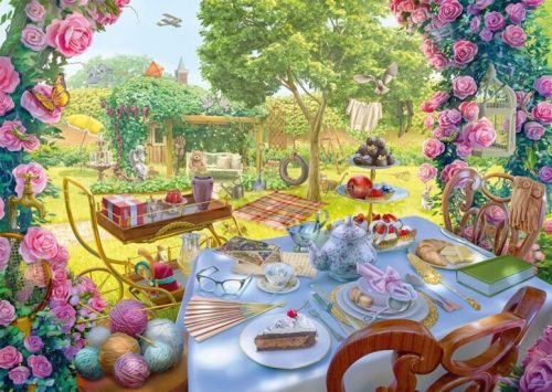 Schmidt Spiele Tea in the garden, Secret Puzzle, 1000 db (59974) Kirakó