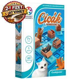 Cicák és Dobozok készségfejlesztő játék