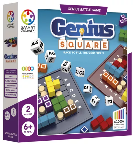  Genius Square (Magyar játékszabállyal) - Smart Games