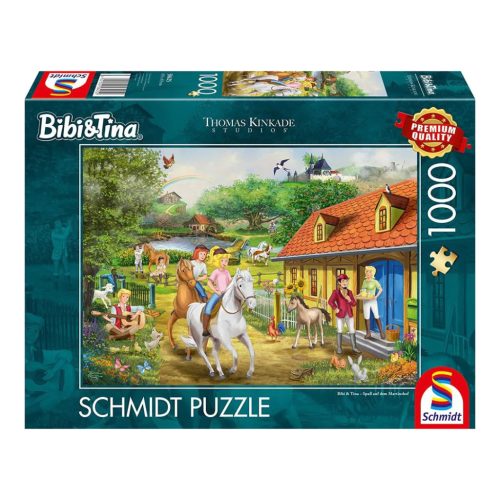  Schmidt Spiele Bibi & Tina, Spaß auf dem Martinshof 1000 db (58425) Kirakó 