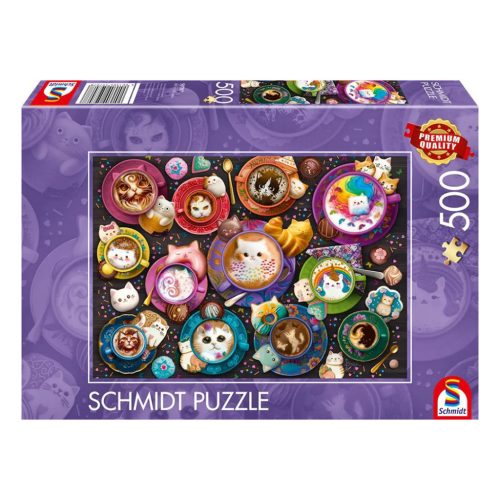 Schmidt Spiele Coffee art kittens 500 db (59707) Kirakó 