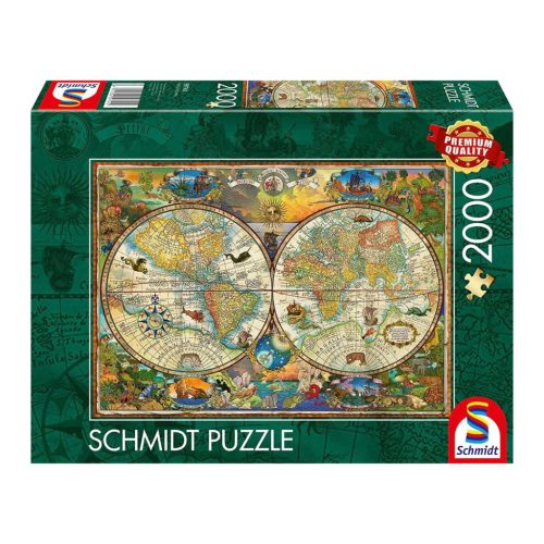  Schmidt Spiele Creatures of the Earth 2000 db (59741) Kirakó 
