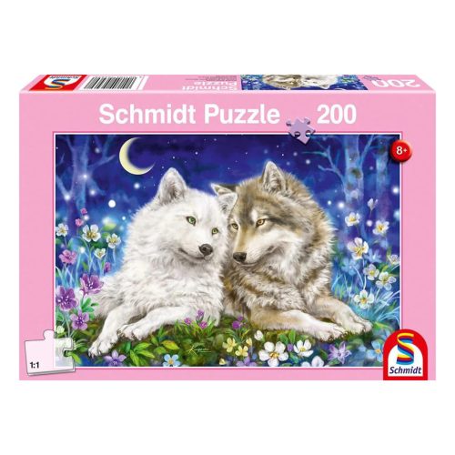  Schmidt Spiele Cuddly Wolf Friends, 200 db (56469) Gyerek kirakó 