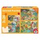 Schmidt Spiele Dinosaur Fun, 3x24 db (56465) Gyerek kirakó 