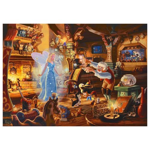 Schmidt Spiele Disney, Geppettos Pinocchio, 1000 db (57526) Kirakó 