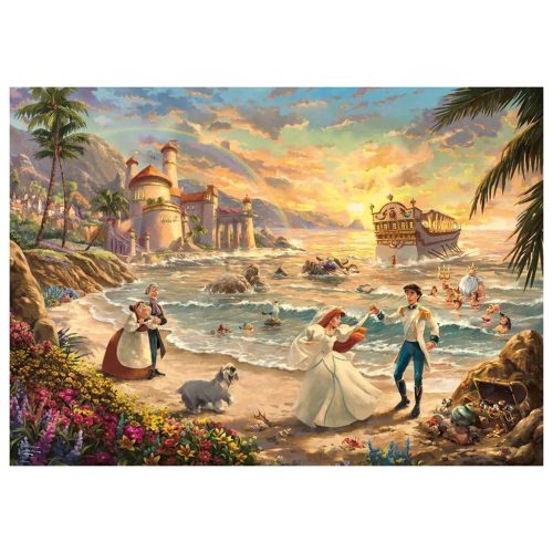 Schmidt Spiele Disney, The Little Mermaid Celebration of Love, 1000 db  (58036) Kirakó 