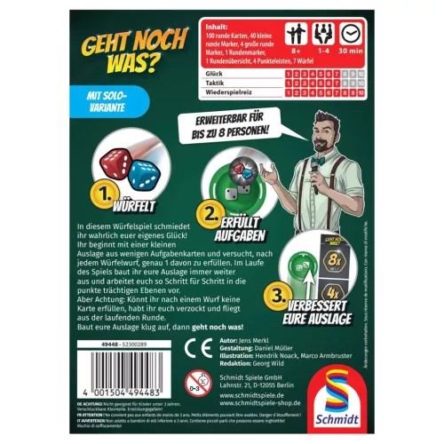  Geht noch was? (49448) Társasjáték  - Schmidt Spiele