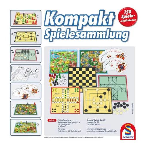  Kompakt-Spielesammlung (49188) Társasjáték  - Schmidt Spiele