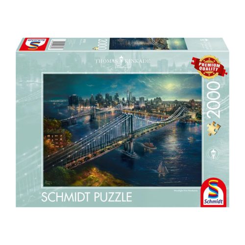  Schmidt Spiele Moonlight over Manhattan 2000 db (58782) Kirakó 