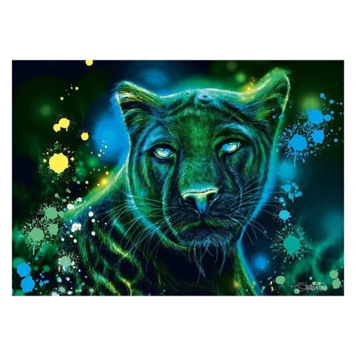 Schmidt Spiele Neon Blue Green Panther 1000 db (58517) Kirakó 