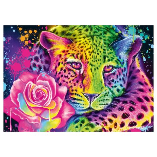 Schmidt Spiele Neon Rainbow Leopard 1000 db (58514) Kirakó 