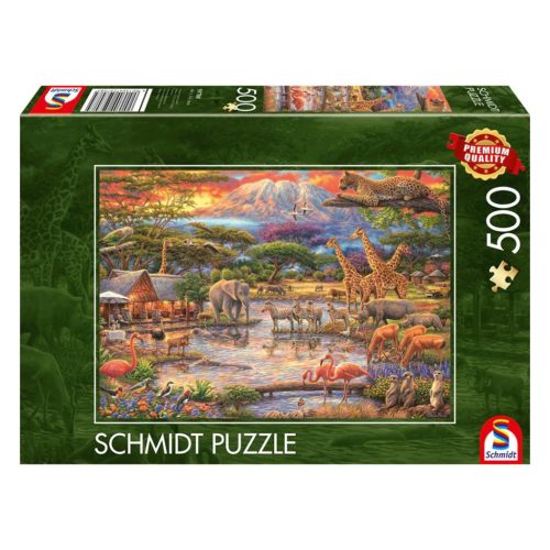  Schmidt Spiele Paradise under Mount Kilimanjaro 500 db (59708) Kirakó 