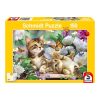 Schmidt Spiele Playful Kittens, 150 db (56468) Gyerek kirakó 