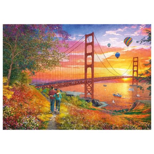 Schmidt Spiele Walking to the Golden Gate Bridge 2000 db (59773) Kirakó 