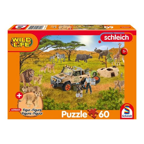  Schmidt Spiele Wild Life, In the Savannah, 60db (lion cub) (56466) Gyerek kirakó 