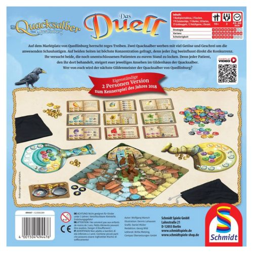 Schmidt Spiele Die Quacksalber von Quedlinburg, Das Duell (49447) Társasjáték  