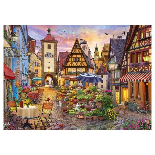 Schmidt Spiele Romantic Bavaria,Rothenburg ob der Tauber 1000 db (59760) Kirakó 