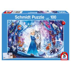   Schmidt Spiele A princess in the snowy forest (56386) 100 db  Gyerek kirakó 