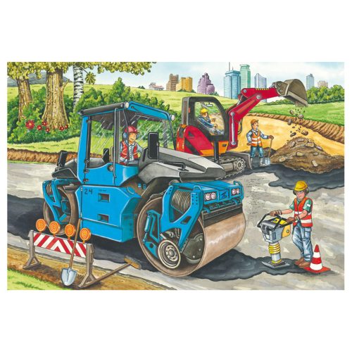 Schmidt Spiele At the building site (56520) 3x48 db  Gyerek kirakó 