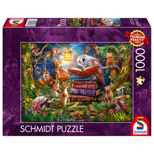 Schmidt Spiele Bedtime stories in the woods (59779) 1000 db  Kirakó 
