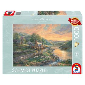   Schmidt Spiele Daybreak at Emerald Valley (59774) 1000 db Thomas Kinkade Kirakó 