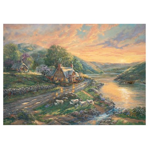 Schmidt Spiele Daybreak at Emerald Valley (59774) 1000 db Thomas Kinkade Kirakó 
