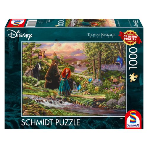  Schmidt Spiele Disney, Brave Merida (58039) 1000 db Thomas Kinkade Kirakó 