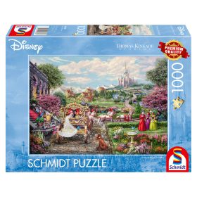   Schmidt Spiele Disney, Cinderella Happily Ever After (58038) 1000 db Thomas Kinkade Kirakó 