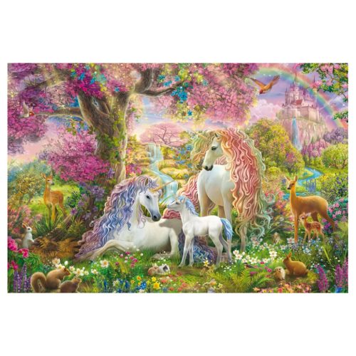 Schmidt Spiele Flowers and unicorns (56387) 150 db  Gyerek kirakó 