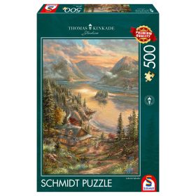   Schmidt Spiele Lakeside Splendor (59710) 500 db Thomas Kinkade Kirakó 
