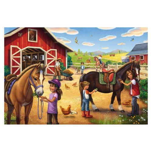 Schmidt Spiele My favourite horses (56519) 3x48 db  Gyerek kirakó 