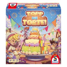   Schmidt Spiele Topp die Torte! (40659) Gyerekjáték (Magyar játékszabállyal)