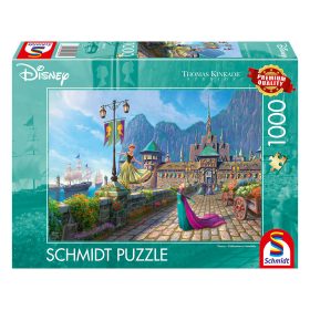   Schmidt Spiele Disney, Frozen, Celebrating in Arendelle (58042) Kirakó 1000 db Thomas Kinkade 