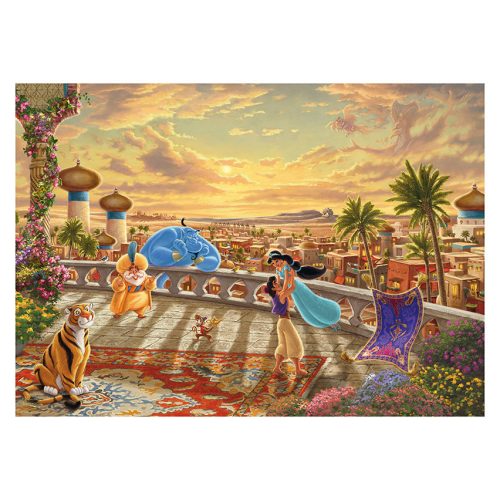 Schmidt Spiele Disney, Jasmine Dancing in the Desert Sunlight (58032) Kirakó 1000 db Thomas Kinkade 