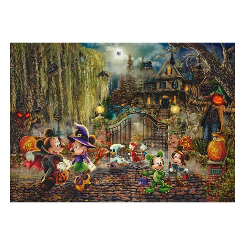 Schmidt Spiele Disney, Mickey & Minnie Halloween Fun (58033) Kirakó 1000 db Thomas Kinkade 