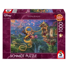    Disney, Rapunzel Tangled up in Love (58034) Kirakó 1000 db Thomas Kinkade - Schmidt Spiele