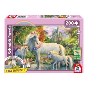   Einhornstute mit zwei Fohlen 200 db (56540) Gyerek kirakó  - Schmidt Spiele